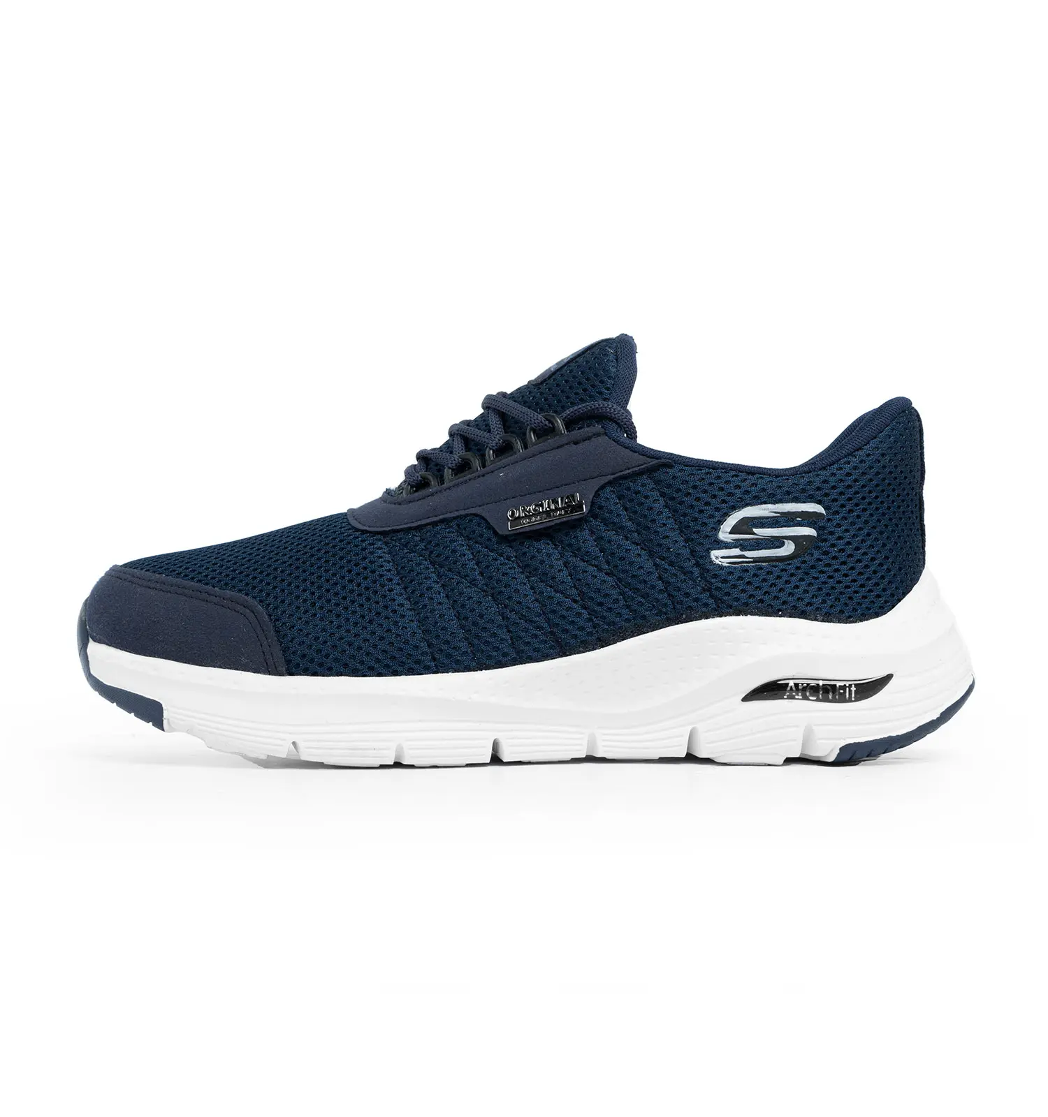 کفش مردانه اسپرت بافت آبی تیره Skechers