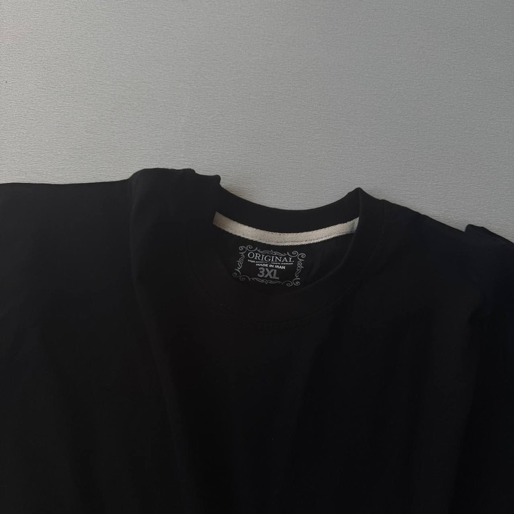 تیشرت لانگ بیسیک مردانه 3XL مشکی | محصول دارای ایراد جزئی